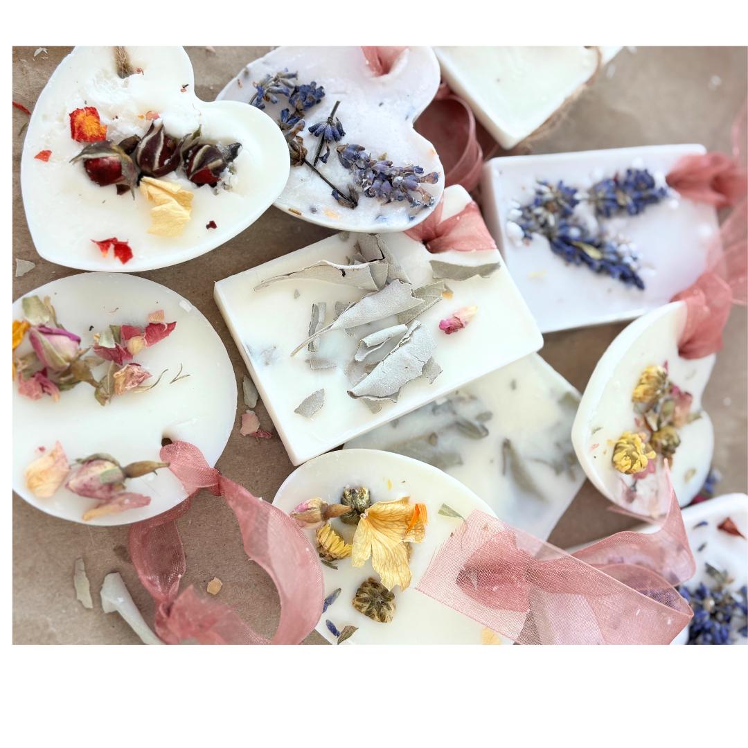 Soy Wax car -Air Freshener - Hanging Wardrobe Freshener - Scented Aroma Tablet - Wedding favour - Postable gift - Wax melt - Teacher Gift