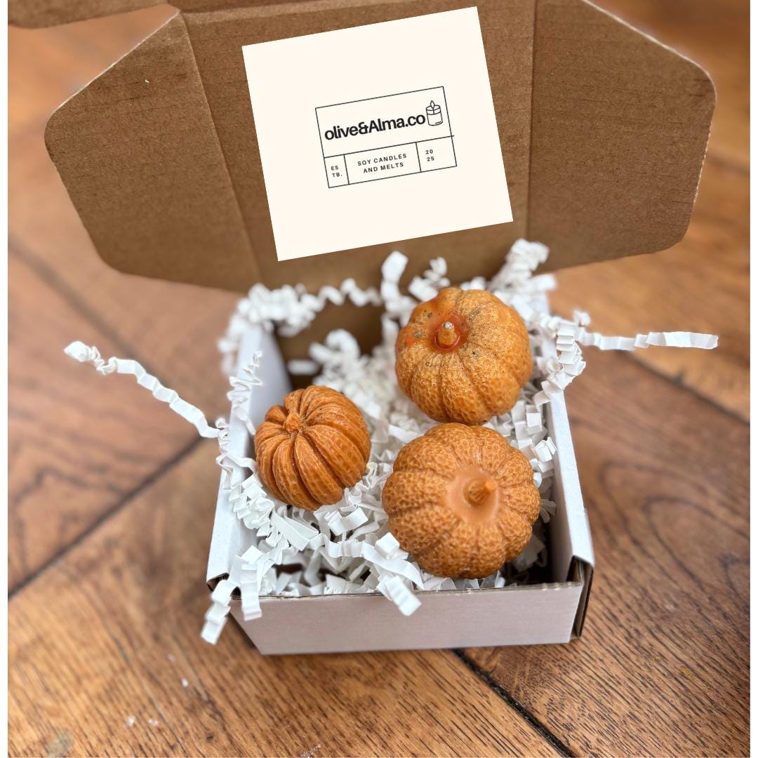 Pumpkin Spice Soy Wax Melts: Strong Autumn Scent, Handmade in Yorkshire