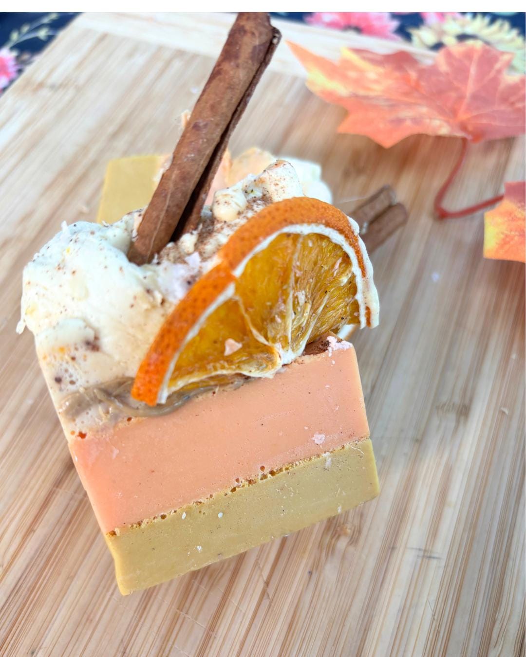 Orange Spice Soap bar: Vegan Body Wash, Shampoo & Shave Soap, luxury gift