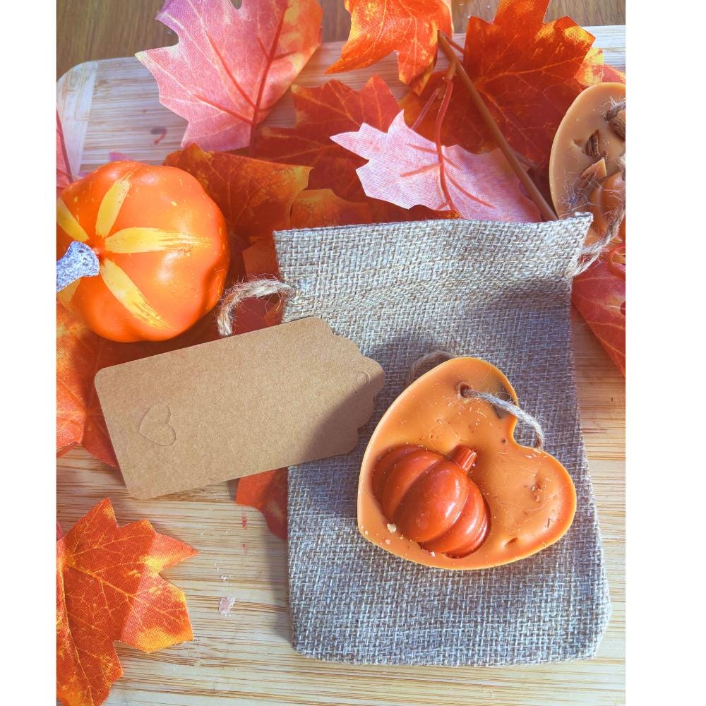 1x Scented Soy Wax Aroma Tablet: Pumpkin Spice, air freshener and wax melt
