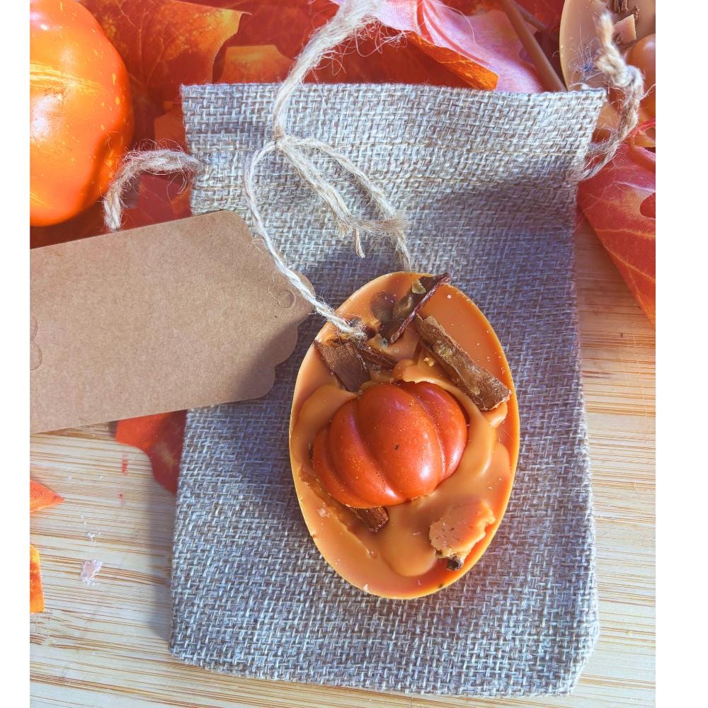 1x Scented Soy Wax Aroma Tablet: Pumpkin Spice, air freshener and wax melt