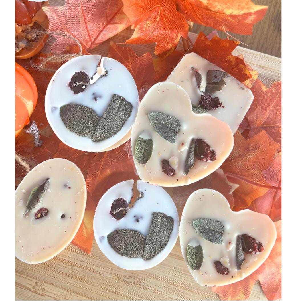 1x Scented Soy Wax Aroma Tablet: blackberry and bay , air freshener and wax melt