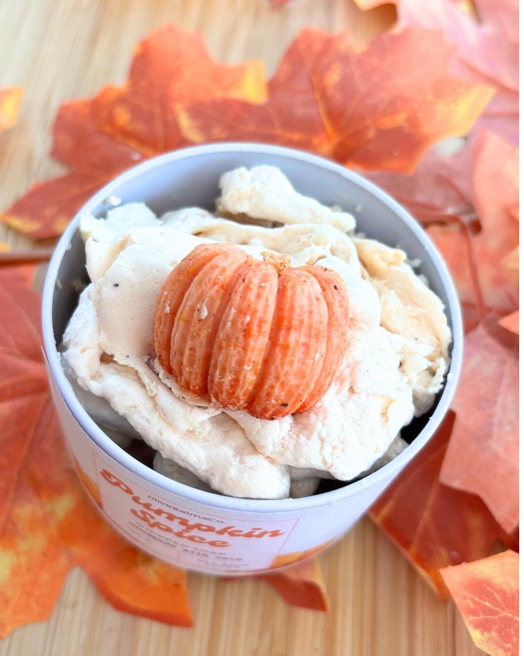 Pumpkin Spice Whipped Soap: Vegan Body Wash, Shampoo & Shave Soap, luxury gift