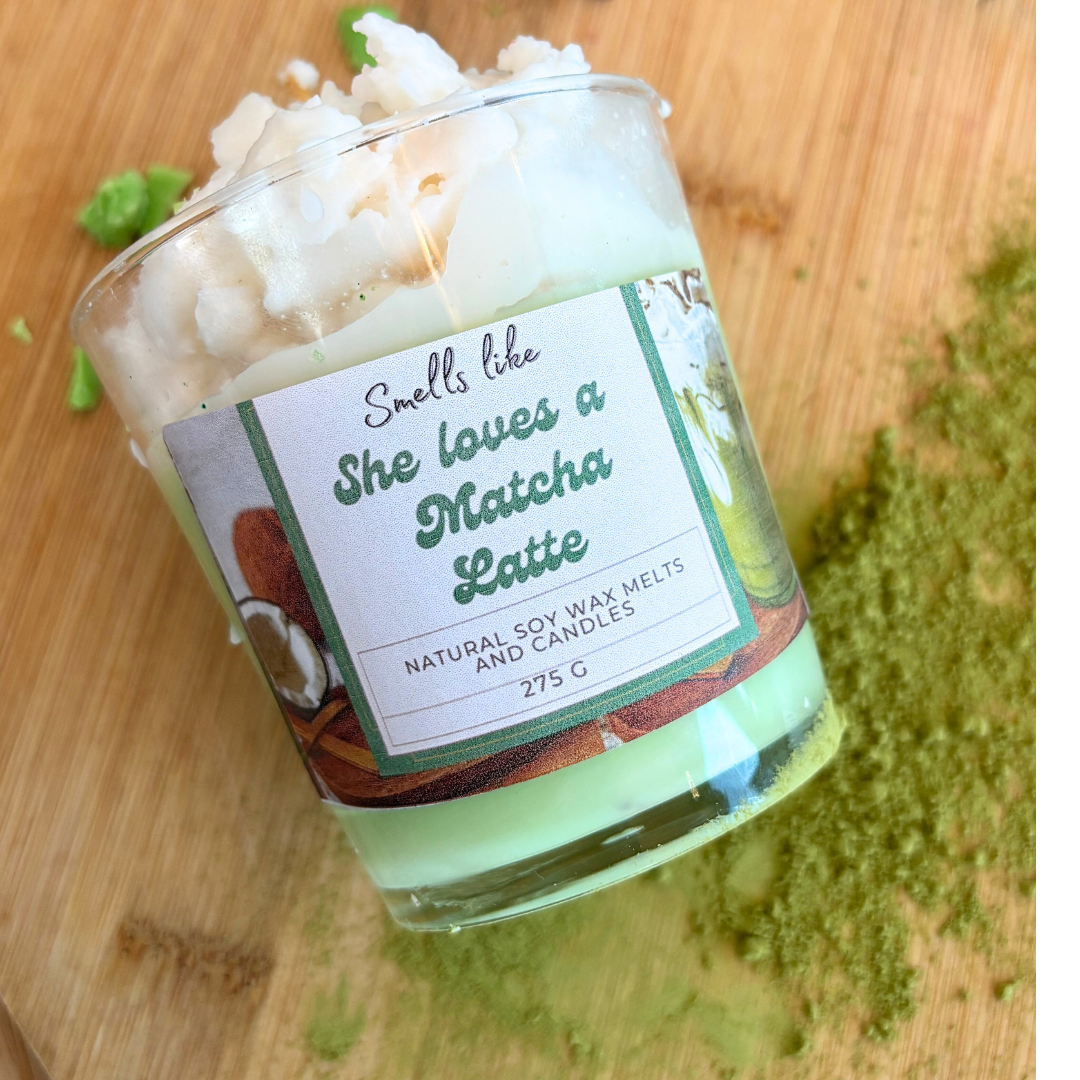 Matcha Latte Candle / Matcha Candle / Matcha Lovers / Tea Candle / Drink Candle / Beautiful Candle / Unique Candle